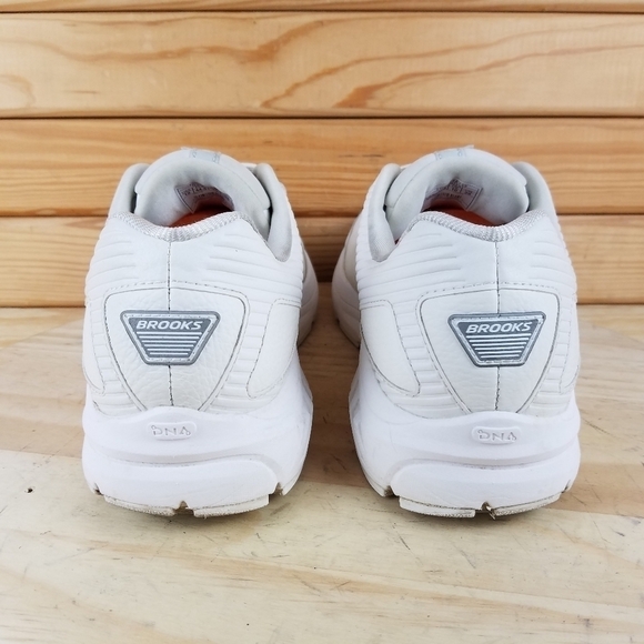 Brooks Addiction Walker Walking Shoes Womens Size 12 2A Narrow White Lace-up - Picture 9 of 11